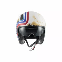 Casco Vintage — L, blanco mate